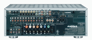 CP 60 - Black - Complete 5.1 Surround Sound System (AVR247 / DVD38 / HKTS15) - Back